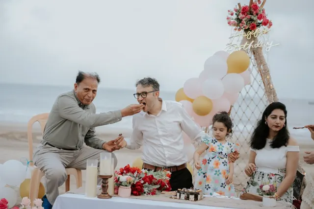 Private family celebration in Diu